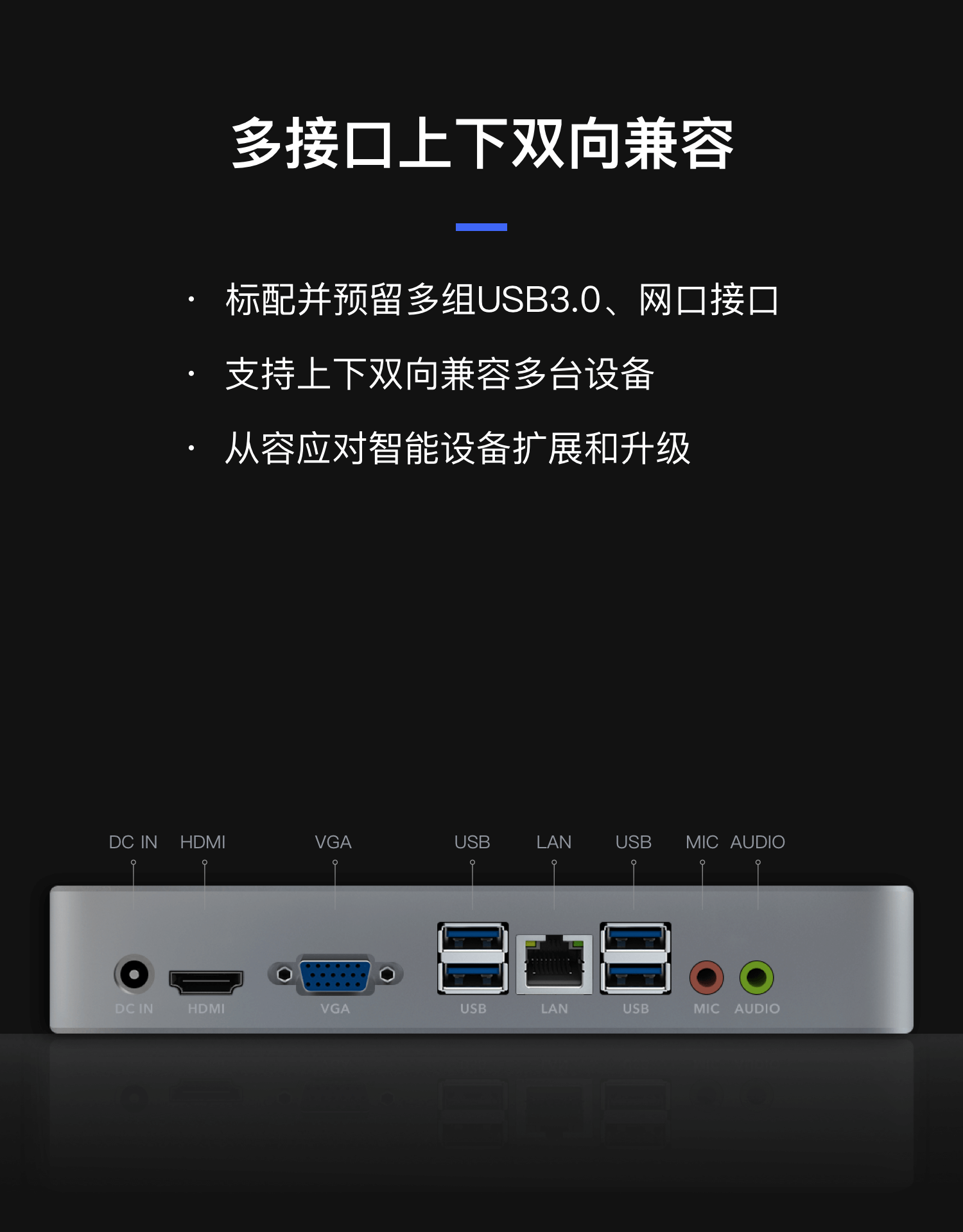 多接口上下双向兼容